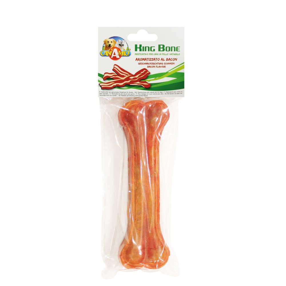 Ласощі для собак Кістка Бекон King Bone Bacon, 18см, 130гр, 1шт/уп C1003216