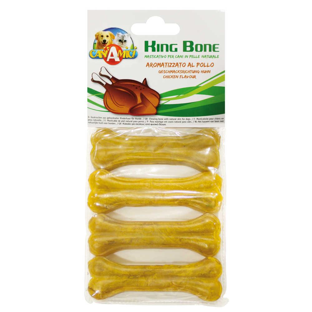 Ласощі для собак Кістка Курка King Bone Chicken, 10см, 35гр, 4шт/уп C1003222