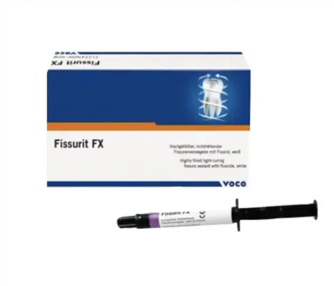 FISSURIT FX / Фіссуріт ФХ / білий світлотверд.герметик для запечат.фісур,1 шпр. х 2.5 мл (Німеччина)