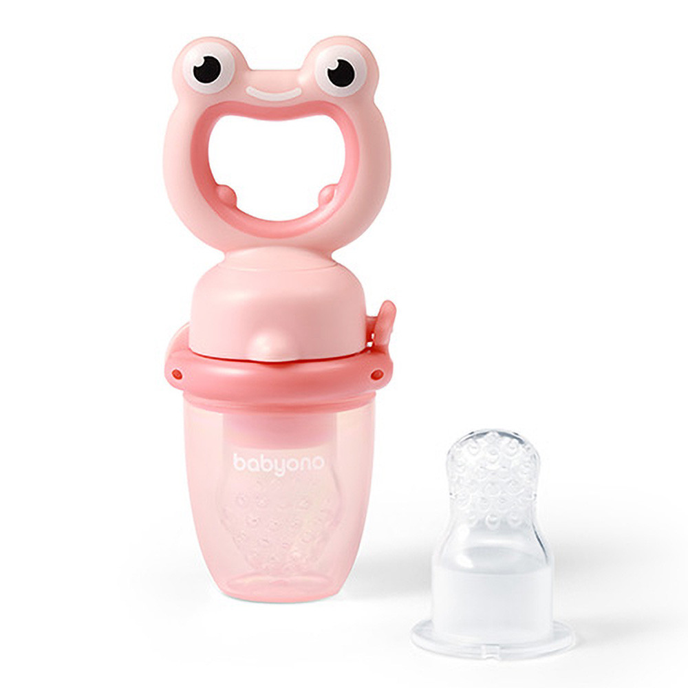 Німблер для годування "Жабеня" рожевий BabyOno (5901435415856)