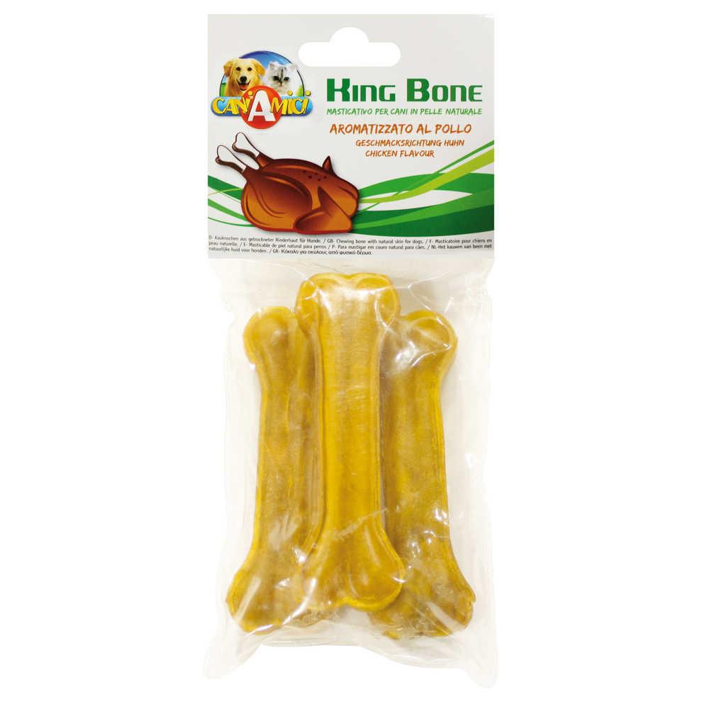 Ласощі для собак Кістка Курка King Bone Chicken, 13см, 60гр, 3шт/уп C1003223