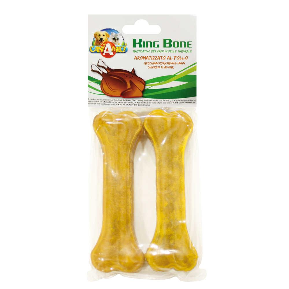 Ласощі для собак Кістка Курка King Bone Chicken, 15 см, 95 гр, 2шт/уп C1003224, фото 1