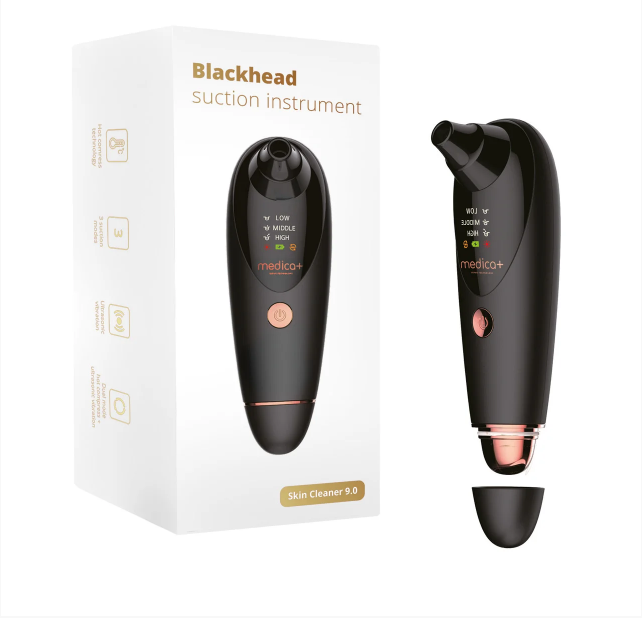 Вакуумний очисник шкіри та пор MEDICA+ SkinCleaner 9.0 (Чорний)