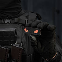M-Tac нашивка Cat Eyes Laser Cut Black/Red/GID, фото 4