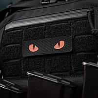 M-Tac нашивка Cat Eyes Laser Cut Black/Red/GID, фото 7