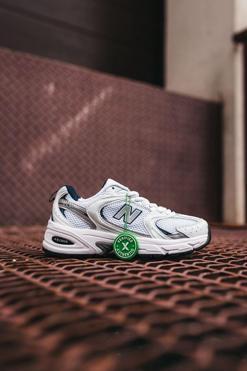Кросівки чоловічі білі New Balance 530 White Natural Indigo (03541)