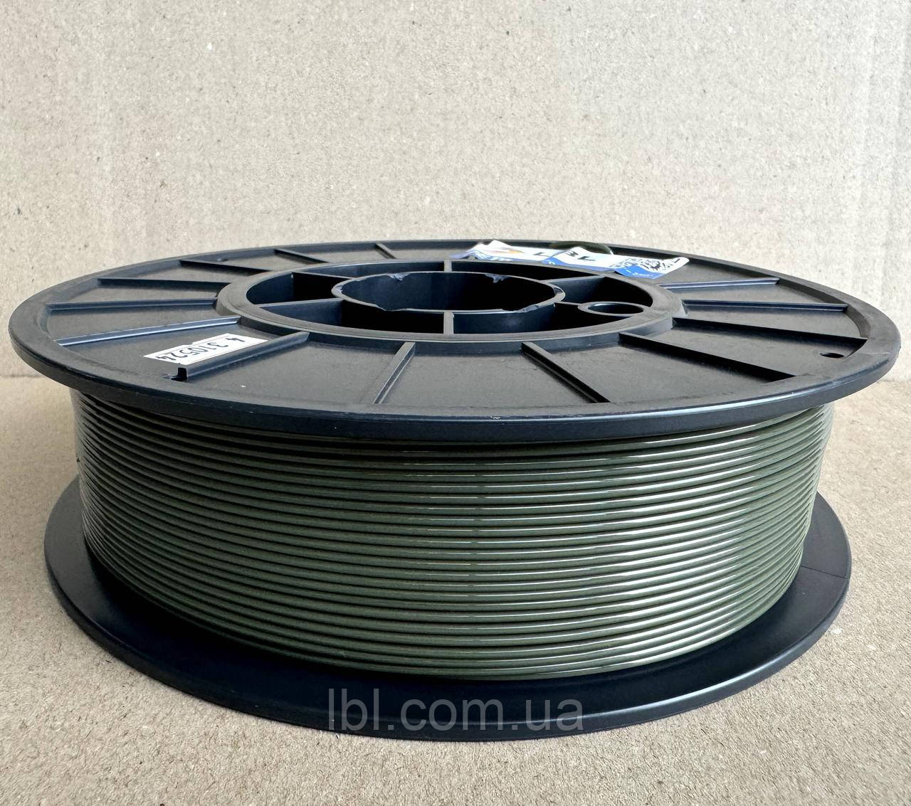PETG WS (CoPET) пластик для 3D принтера 0.800 кг / 260 м / 1.75 мм / Хакі