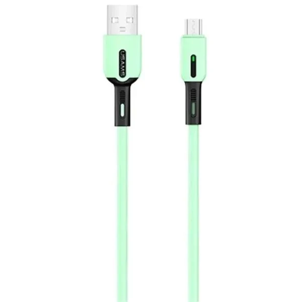 Дата-кабель USAMS US-SJ432 USB (тато) - Micro USB (тато), 1 м Mint (SJ432USB03)