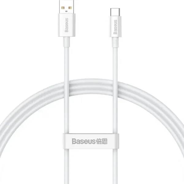 Дата-кабель Baseus Superior Series Fast Charging (P10320102214-01) USB (тато) - Type-C (тато) 100W 1м White