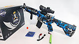 Дитячий автомат на орбізах M416 Fire Power Pro 71 см, АКБ 7.4V, 8000 шт. орбізів, фото 3