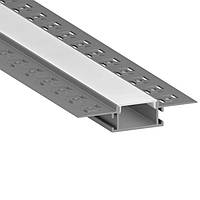 Алюмінієвий профіль LS21 двосторонній з матовим розсіювачем 3м (ціна 1м)