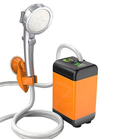 Автономний портативний душ з вбудованим акумулятором 6000 mAh, портативний душ