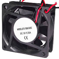 Вентилятор 60x60x25, 5V (GT2-7008 5VDC) Global Tone