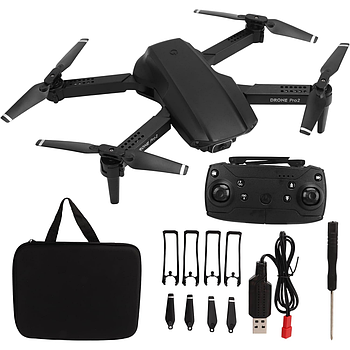 Квадрокоптер з камерою 4K, WIFI та чохлом, E99 + Пульт дистанційного керування / Коптер / Дрон з камерою / Квадрокоптер для дітей