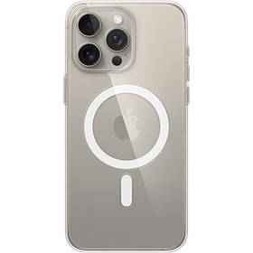 Панель для Apple iPhone 15 Pro Max прозора MagSafe захисна накладка з підтримкою MagSafe