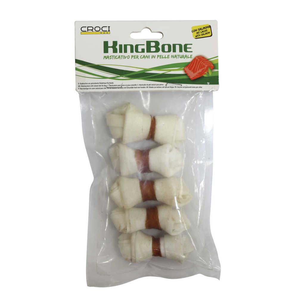 Ласощі для собак Кістка Лосось жилована вузлова King Bone Salmon, 5 см, 10 гр, 5шт/уп C1003463