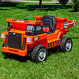 Дитячий електромобіль-вантажівка Strong Power (помаранчевий колір), фото 2