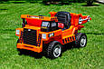 Дитячий електромобіль-вантажівка Strong Power (помаранчевий колір), фото 9