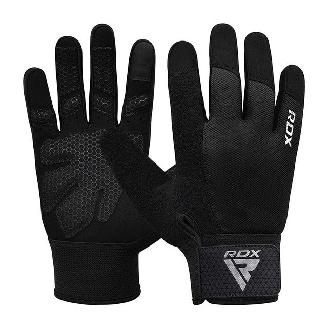 Рукавички для фітнесу RDX W1 Full Finger Plus Black XL, фото 1