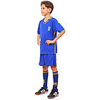 Форма футбольна дитяча із символікою збірної УКРАЇНА 2019 SP-Sport CO-8172 XS-XL синій, фото 5