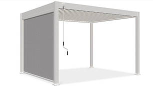 Маркіза висувна для перголи Elegance/Deluxe/Fusion 3 м біла Gutroof, фото 2