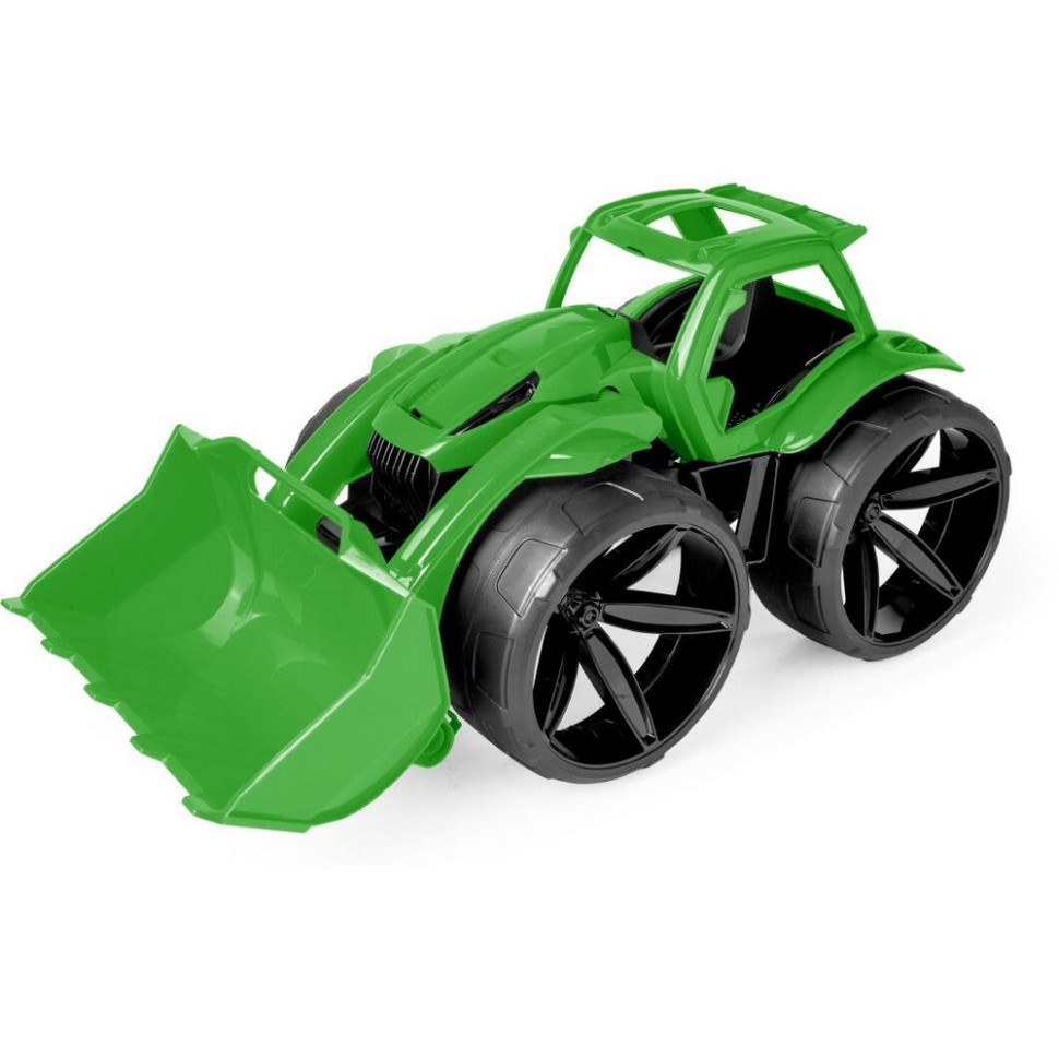Великий іграшковий Бульдозер «Maximus» Wader 64510 зелений, Toyman