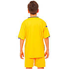 Форма футбольна дитяча із символікою збірної Україна 2019 SP-Sport CO-8173 XS-XL жовтий, фото 2