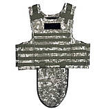 Чохол для захисту паху на плитоноску «Корсар м3с» в кольорі піксель, фото 5