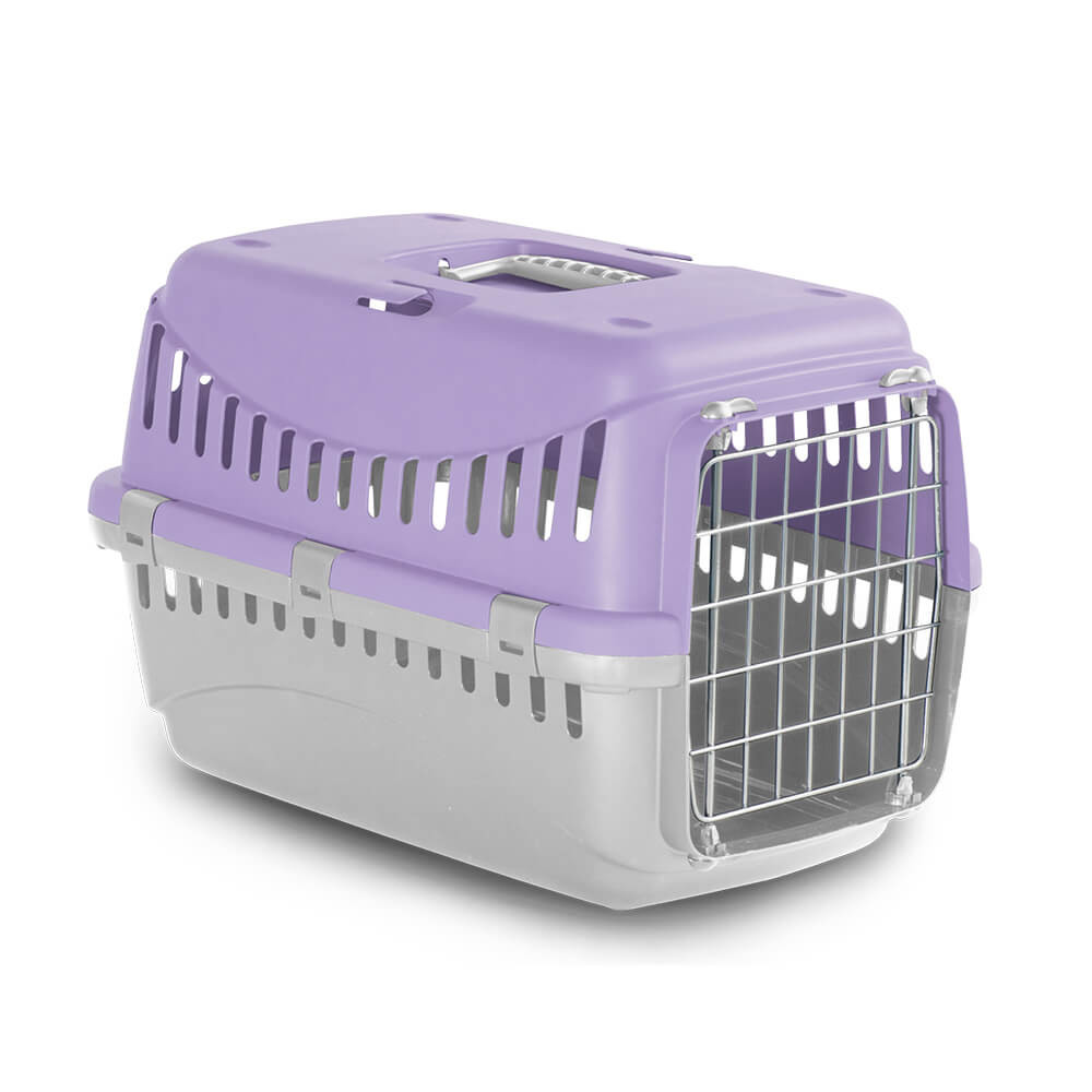 Переноска GIPSY 1 SMALL Lilla для котів та собак до 6 кг, двері метал, 46x31x32h см 276576, фото 1