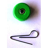 Грузило вухате розбірне Таблетка Ексцентрик, 10шт/уп, Silvereyes Green Apple, 7г (Грузила ексцентрики), фото 4