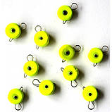 Грузило вухате розбірне Таблетка Ексцентрик, 10шт/уп, Silvereyes Lime, 6г (Грузила ексцентрики), фото 2