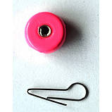 Грузило вухате розбірне Таблетка Ексцентрик, 10шт/уп, Silvereyes Pink, 6г (Грузила ексцентрики), фото 4