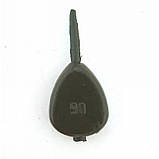 Грузило Груша фарбована інлайн, 90г (Грузила коропові), фото 2