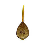 Грузило Груша фарбована інлайн, 80г (Грузила коропові), фото 2