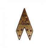 Грузило Макушатник Ластівчин хвіст фарбований, 40г (Грузила для макушатників), фото 2