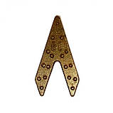 Грузило Макушатник Ластівчин хвіст фарбований, 80г (Грузила для макушатників), фото 2