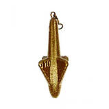 Грузило Ракета фарбована з вертлюгом, 110г (Грузила коропові), фото 2