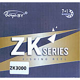 Котушка BoyaBy ZK 3000, 7+1п (Котушки безінерційні), фото 4