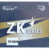 Котушка BoyaBy ZK 4000, 7+1п (Котушки безінерційні), фото 4