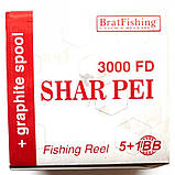 Котушка Brat Fishing Shar Pei 3000FD, 5+1п (Котушки безінерційні), фото 2