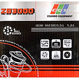 Котушка EOS ZB 3000, 5+1п (Котушки безінерційні), фото 4