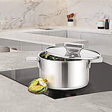 Каструля 3.4 л із неіржавкої сталі Maestro MR-3521-20 Індукційна каструля з неіржавкої сталі з товстим дном, фото 5