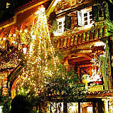 Гірлянди з вилкою Erchen, 33 фути, 10 м, 100 світлодіодів, мідний дріт з регульованою яскравістю, світлодіодні зіркові гірлянди, фото 5