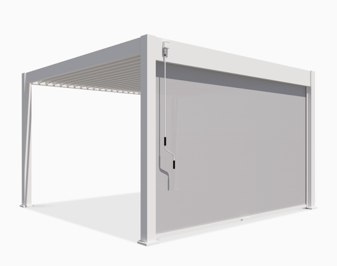 Маркіза висувна для альтанки Elegance/Deluxe/Fusion 4 м біла Gutroof