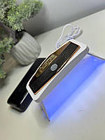 Лампа для ногтей на батарейках Mini 7, 36 вт черная