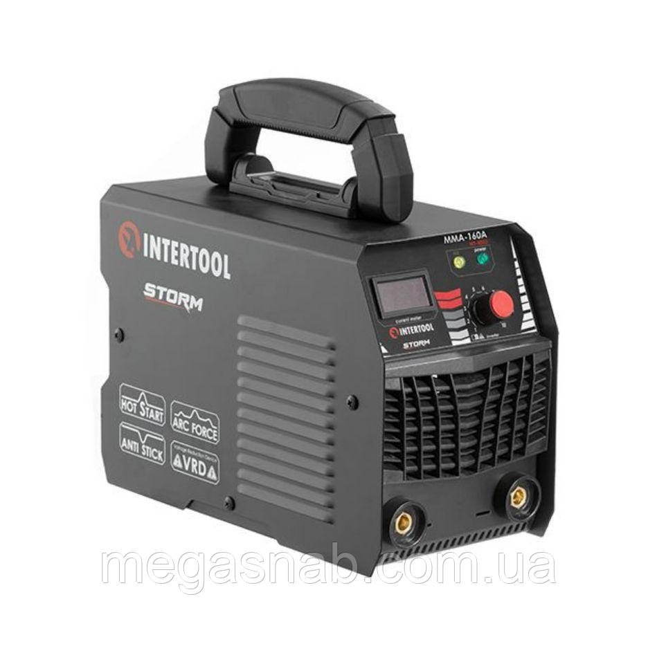 Апарат зварювальний, інверторний MMA-160A, STORM INTERTOOL WT-4003