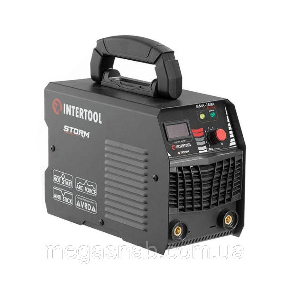 Апарат зварювальний, інверторний MMA-180A, STORM INTERTOOL WT-4004