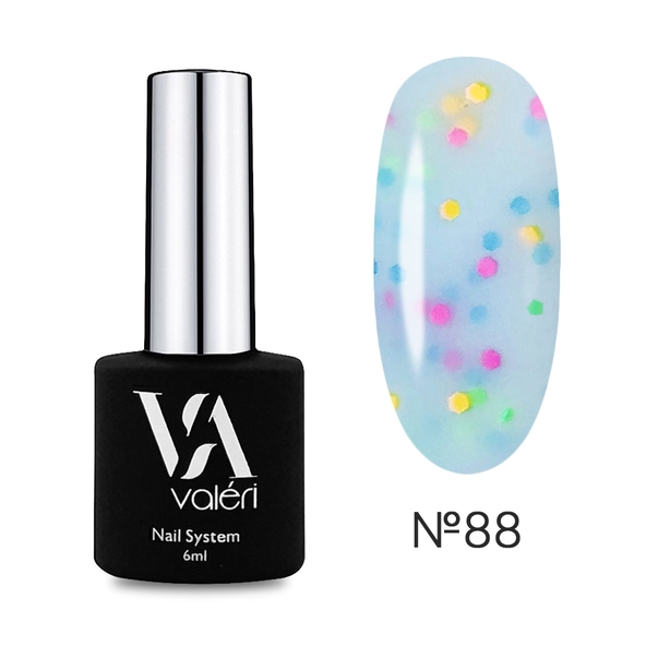 КАМУФЛЮЮЧА БАЗА VALERI BASE YOGURT No88 БЛАКІТНА 6 МЛ, фото 1