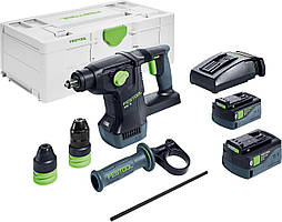Перфоратор акумуляторний комбінований KHC 18 5.0 EBI-Plus Festool 577448