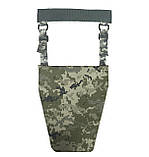 М'який балістичний пакет для захисту паху з чохлом розміром - S (215*270 мм) 2-го класу захисту ДСТУ 8782:2018, фото 4